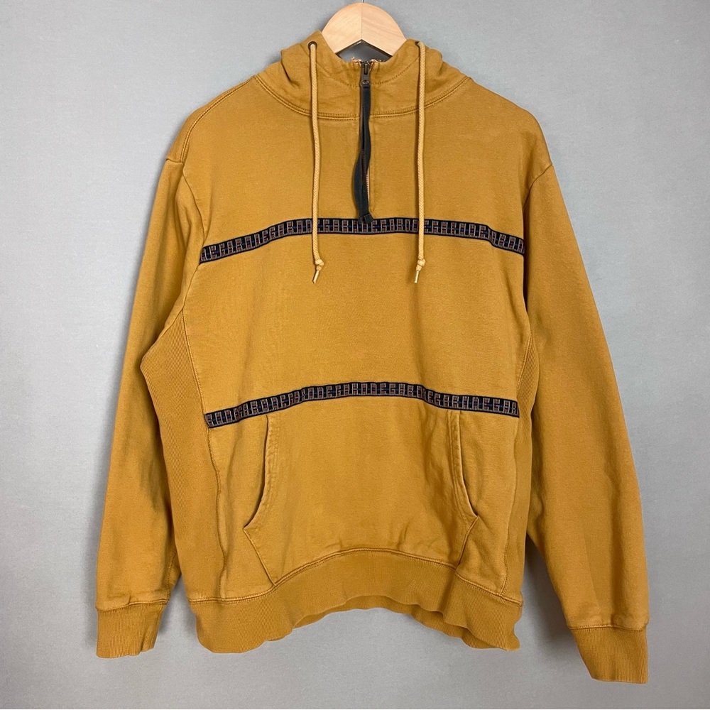 Bodgea Hoodie Sweatshirt Quarter Zip Hidden in Plain Sight Sz XL Men Streetwear